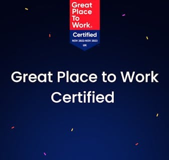 Great Place To Work Certified 